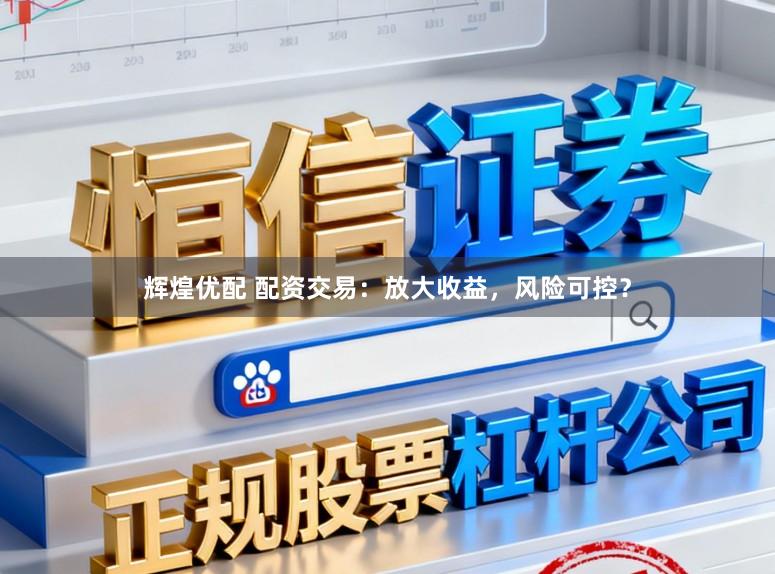 辉煌优配 配资交易:放大收益,风险可控?